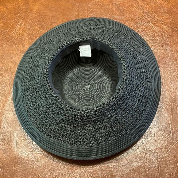 J. CREW black straw hat - Picture 4 of 4